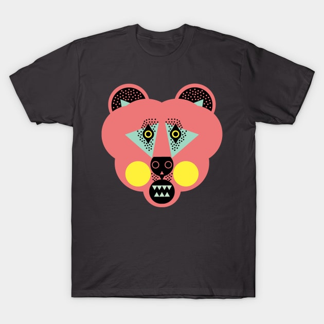 Grizzly Bear Face, Original T-Shirt by AnimalMagic